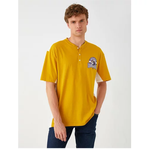 Koton Polo T-shirt - Yellow - Slim
