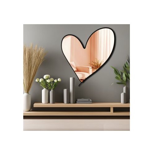 WALLXPERT Ogledalo Ozgl517, 43x48 cm, Rose-gold Cene