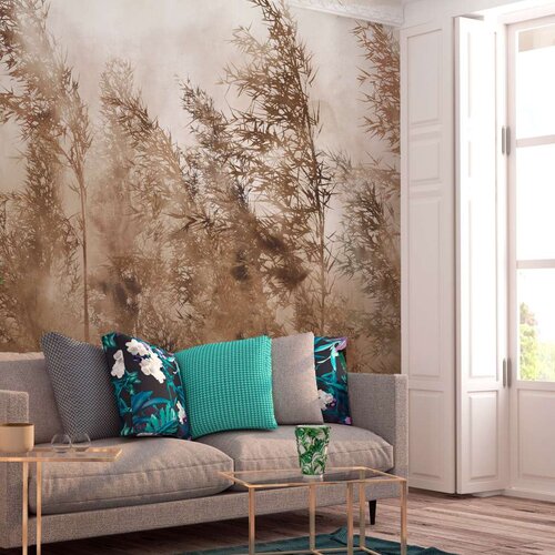  Samoljepljiva foto tapeta - Tall Grasses - Brown 245x175 Slike
