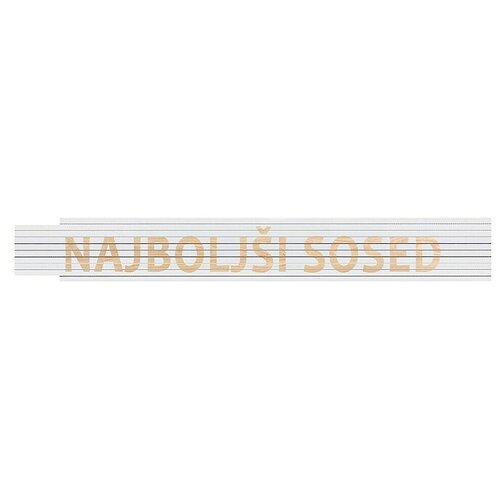 HEKA Zložljivi meter (Dolžina: 2 m, Bela, Natis: NAJBOLJŠI SOSED) Cene