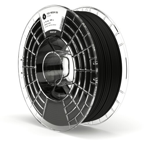 Extrudr TPU medium ESD Črna - 1,75 mm / 2000 g Slike