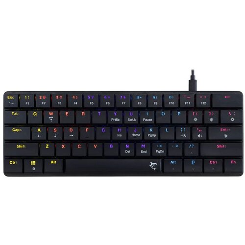 WHITESHARK Tastatura Nagamaki Black/Red US Slike