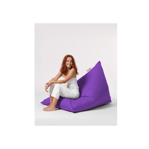 Atelier Del Sofa lazy bag Pyramid Big Bed Pouf Purple Slike