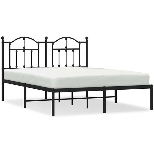  okvir za krevet s uzglavljem crni 135x190 cm Slike
