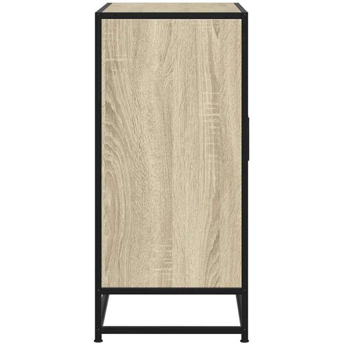 VidaXL Komoda boja hrasta 68x35x76 cm konstruirano drvo i metal Slike