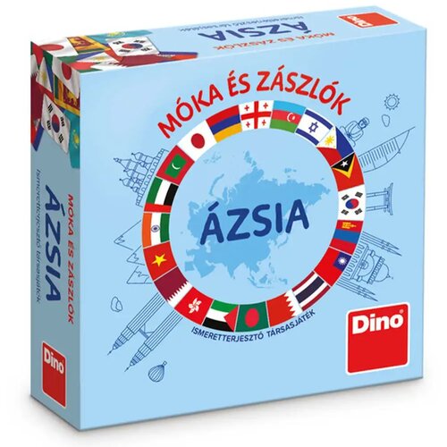 Dino toys &amp;Scaron;ala i zastave - dru&amp;scaron;tvena igra Azija Slike
