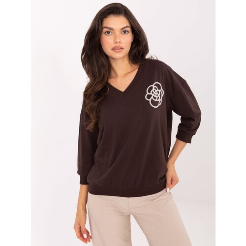 RELEVANCE Blouse-RV-BZ-A891.21P-dark brown Cene