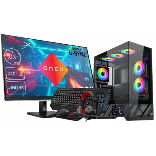 GOSU PC Gaming računalni&scaron;ki komplet DAIMYO A78X3D RTi57, Ryzen 7 7800X3D, RTX 5070Ti, 32GB RAM, 1TB SSD, 32" 1440p + Oprema, W11P, (5000225781) Cene