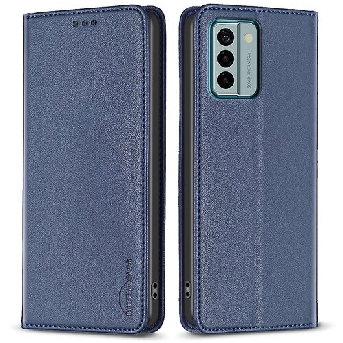 INORCO BINFEN COLOR BF18 za Nokio G22 PU usnjeno držalo za kartice Shell, magnetna preklopna torbica za telefon, (22036602) Slike