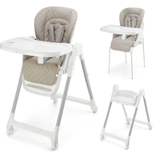 Kinderkraft stol za hranjenje Tulo beige Slike