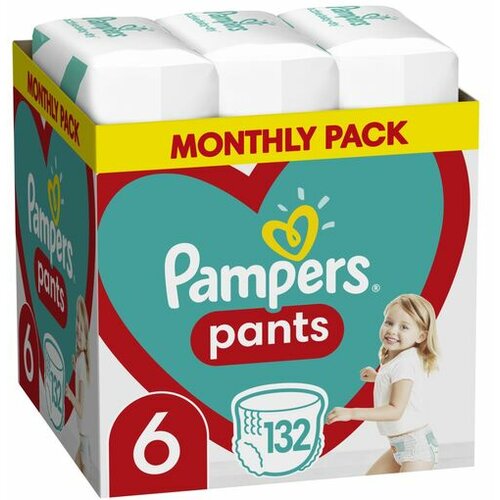 Pampers pelene Pants mesečno pakovanje S6 (132) Cene