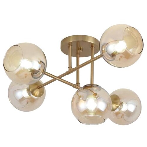 Mitea Lighting Luster staro-zlato Max.60W 220~240V 5xE27 M11088-5 Cene