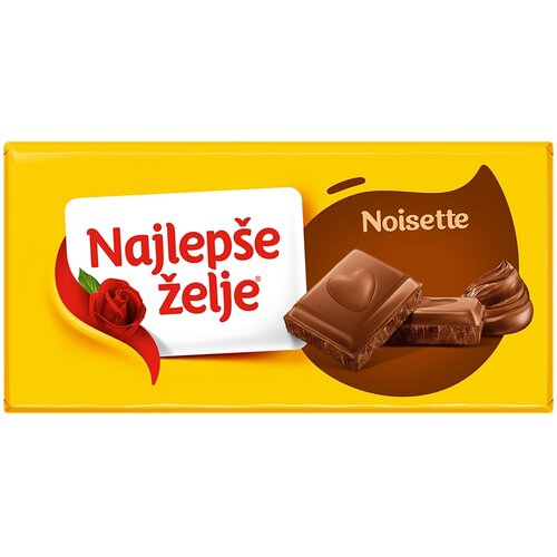 NAJLEPŠE ŽELJE Čokolada ŠTARK noisette 90g Cene