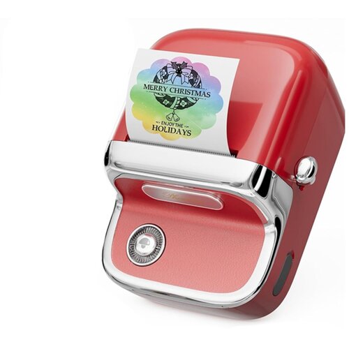 INF Retro termo tiskalnik etiket Bluetooth 5.2, 203dpi, 1200mAh Red, (5000266829) Cene