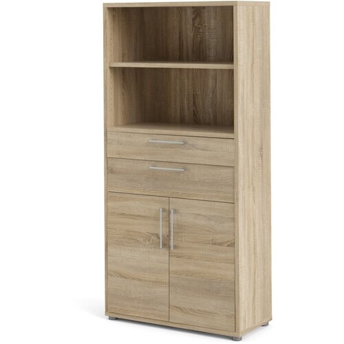 Tvilum Modularna biblioteka u dekoru hrasta u prirodnoj boji 89x189 cm Prima – Cijene