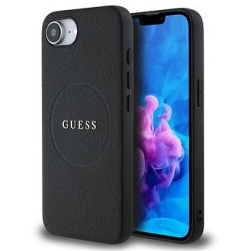 Guess Silikonski ovitek GUHMPSE4PGHSMMK za iPhone 16e - MagSafe - Grained - črn Cene