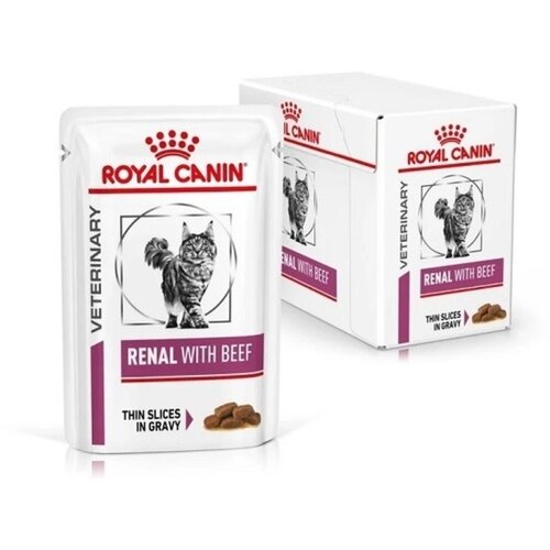 Royal Canin Hrana za mačke Renal Beef sosić 85g Slike