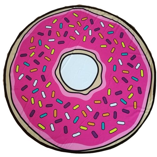 JAHU collections Ružičasti pamučan ručnik za plažu ø 150 cm Donut – Cijene
