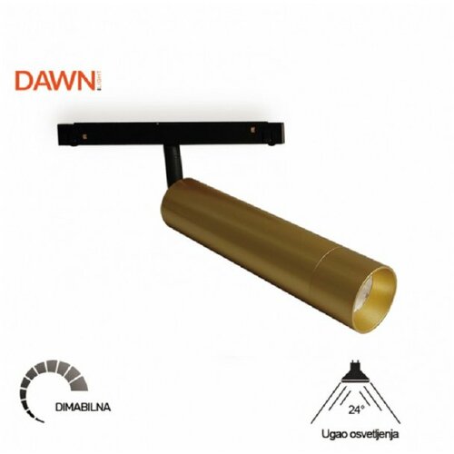 Dawn magnetic reflektor LED5-10W 3000K 24° 48V dc bakar Slike