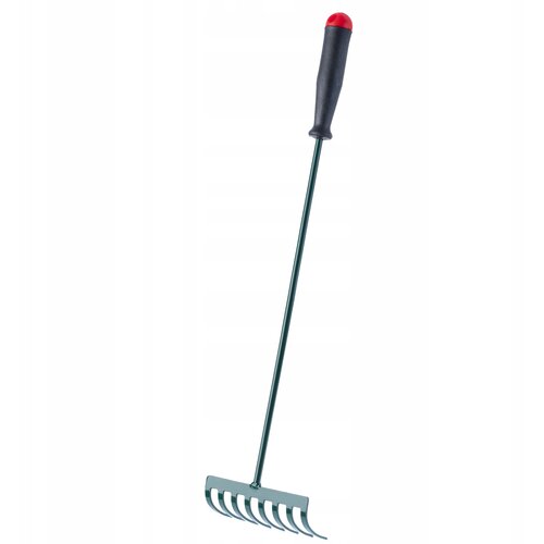 KADAX Kovinske grablje za listje, travo, vrt, majhne grablje, 60 cm, 8 zob, ročaj, (5000346839) Cene