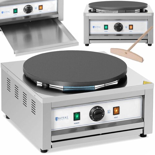 Royal Catering Okrogel električni pekač za palačinke, premer. 40 cm 0-300 C 3000 W, (21121908) Cene