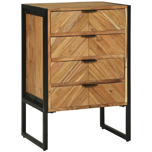 VidaXL Strani &amp;scaron;al 70 x 35 x 75 cm Trden akacijev les, (5000217922) Slike