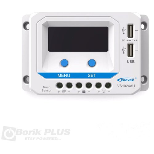 EPEVER Kontroler punjenja solarnog sistema 10A, 12/24V VS1024AU LCD Slike