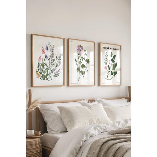 WALLXPERT Ç-300480 - 3040 Set dekorativnih slika u više boja (3 komada) Cene