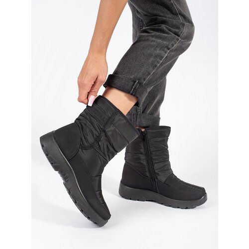Shelvt Women&amp;#039;s black insulated snow boots Slike