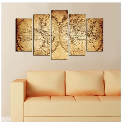 Wallity dekorativna slika od medijapana 5 komada 5M-22 Cene