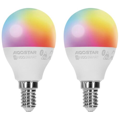 Aigostar set od 2 prigu&scaron;iva led rgbw sijalica mesh smart E14/6,5W/230V 2700-6500K Cene