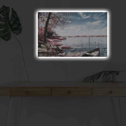 Wallity Zidna slika sa LED osvetljenjem 4570DHDACT-166, 45x70 cm Cene