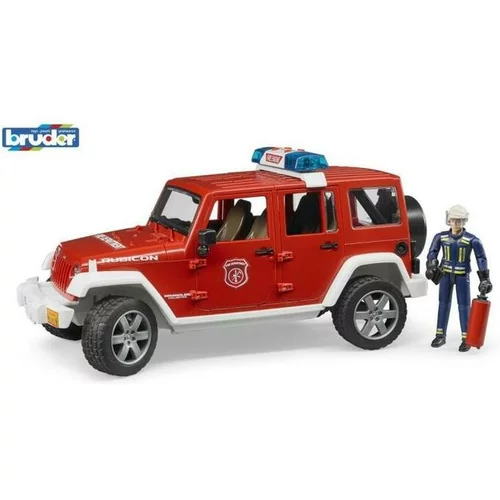 Bruder Jeep wrangler gasilsko vozilo s figurico 2528