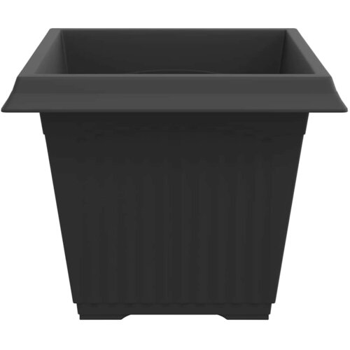  Kvadratna saksija za cvijeće 6 pcs Crna 43 x 43 x 33,5 cm Slike