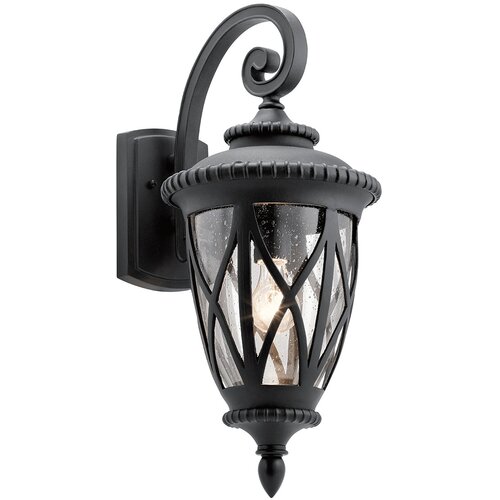 Elstead Lighting Elstead Admirals Cove Zunanja stenska svetilka z 1 lučjo, teksturirana črna, IP44, E27, (22099823) Cene