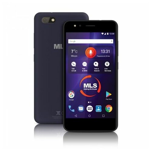 Mls FLAME 2018 4G (iQW503) plavi 5.0 Quad Core 1.1GHz 1GB 8GB 8Mpx Dual Sim mobilni telefon Slike