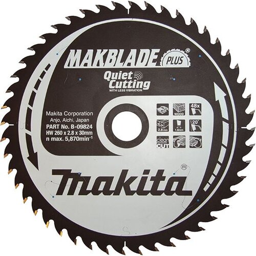 Makita list za testeru od tvrdog metala, makblade plus, sa 48 zubaca B-09824 Cene