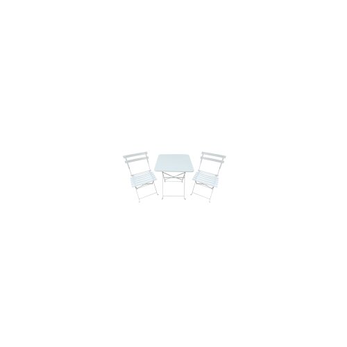 Home Plus set za terasu LEN 2 stolice i sto sklopivo bela boja Slike