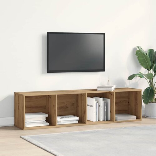  TV ormarić Artisan hrast 120x34x37 cm izrađeno drvo Slike