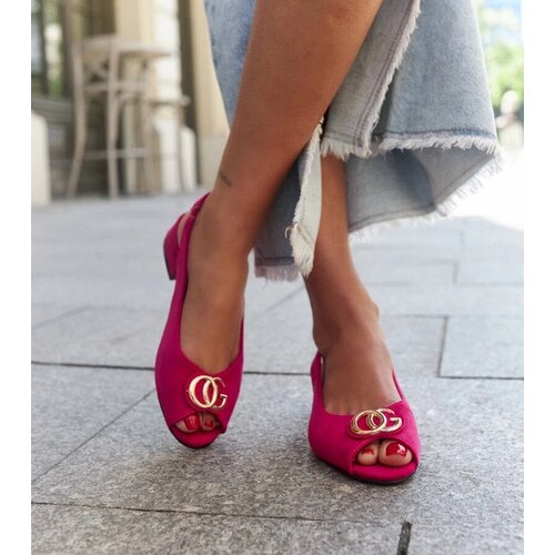 D/CEO Black sandals on a block heel Millo Cene