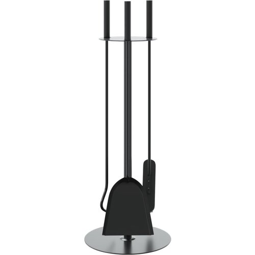  Set alata za kamin od 4 dijela 22 x 59 cm čelik Slike