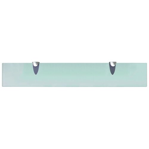  Zidne police 2 kom staklene 60 x 10 cm 8 mm Slike