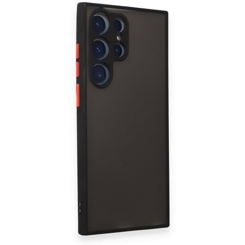  futrola pvc matte sa dugmicima za samsung S936 galaxy S25 plus crna sa crvenim Slike