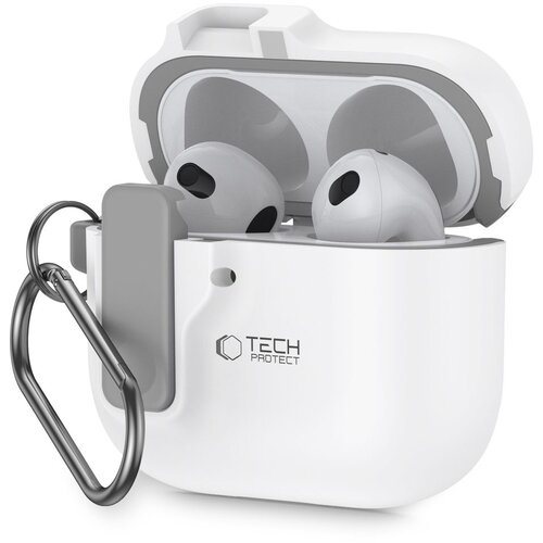 TECH-PROTECT SLIM HOOK CASE OVITEK ZA APPLE AIRPODS 4 BEL, (22006414) Slike