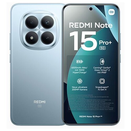 Xiaomi Redmi Note 15 Pro+ 5G Dual Sim 12GB 512GB plavi + Poklon Gratis Redmi Buds 6 Play bežične slu&scaron;alice Cijene