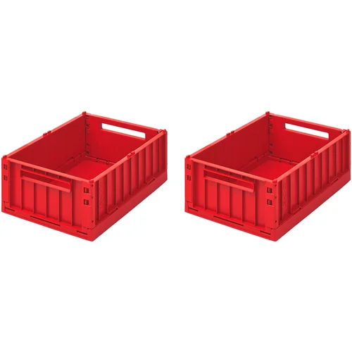 Liewood 2 dijelni set košara za pohranu weston small apple red