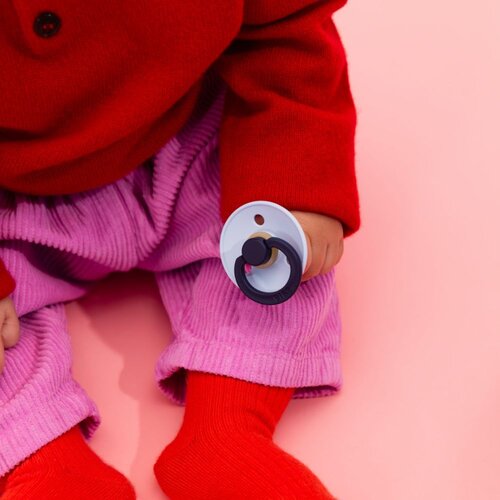 Bibs studio tolažilna duda colour fusion baby blue petrol mix Slike