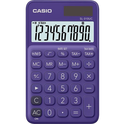 CASIO SL 310 Džepni kalkulator Ljubičasta Cene
