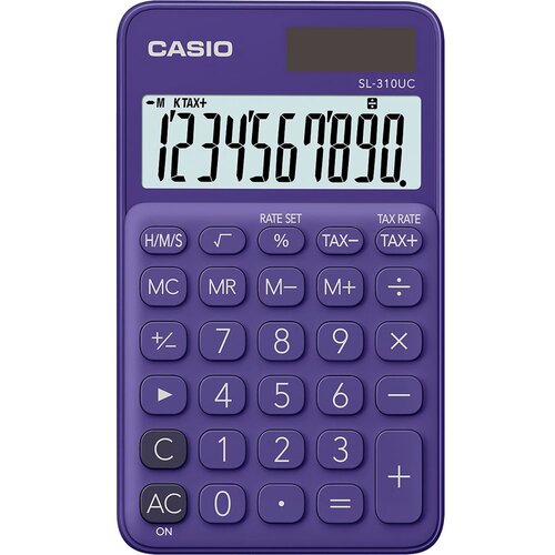  Kalkulator CASIO SL-310 UC-PL ljubičasti KARTON Slike