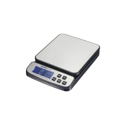 Voltcraft br> <br> DS-50S<br> stolna vaga<br> <br> Opseg mjerenja (kg) 50 kg<br> Mogućnost očitanja 1 g<br> baterijski pogon, putem utičnog punjača (opcionalan)<br> srebrna<br> Cijene